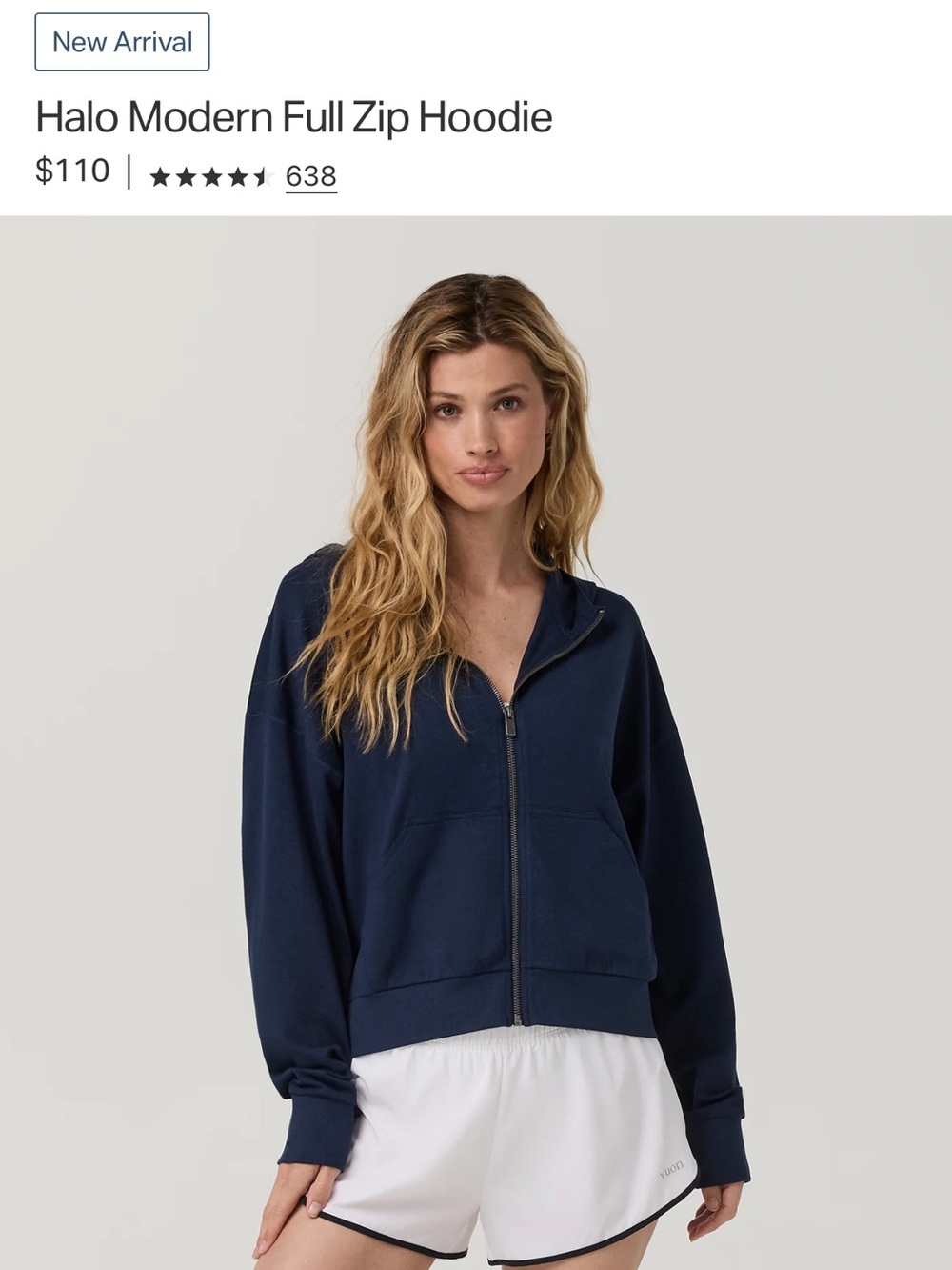 Vuori full zip jacket